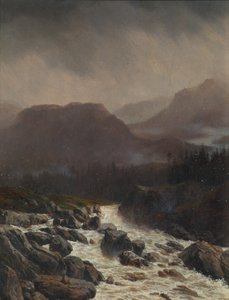 Paesaggio piovoso da Carl Höflmayr