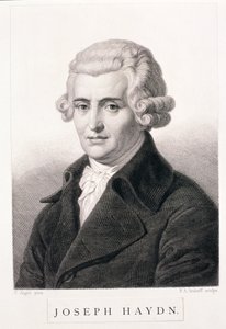 Joseph Haydn (1732-1809) inciso da F.A. Andorff da Carl Jager