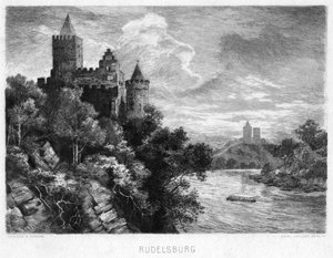 Rudelsburg, Germania, c1900