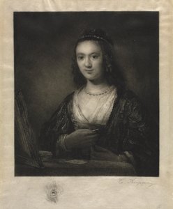 Ritratto di una donna da Carl Köpping