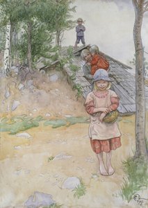 Vicino alla cantina da Carl Larsson