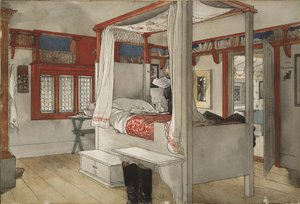 La stanza di papà, dalla serie A Home, c.1895