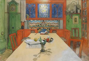 Il giorno è finito, buona notte! da Carl Larsson