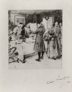"La festa allegra". Illustrazione alla poesia di Anna Maria Lenngren. Stampa I