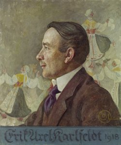 Erik Axel Karlfeldt, 1918 da Carl Larsson