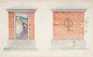 Proposta per un monumento funerario per Per Hasselberg da Carl Larsson