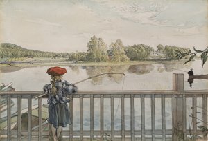 Lisbeth che pesca, dalla serie 