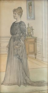 Ritratto di Mrs. Signe Thiel da Carl Larsson