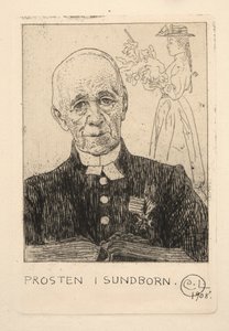 Il pastore (Petterson) a Sundborn da Carl Larsson