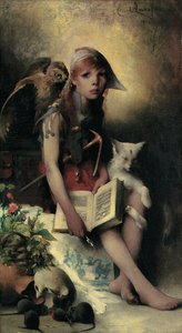 La figlia della strega, 1881 da Carl Larsson
