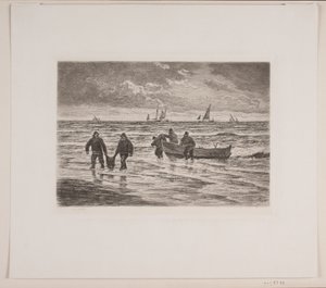 Il pescato portato a terra