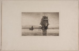 Serata tranquilla nel Mare del Nord da Carl Locher