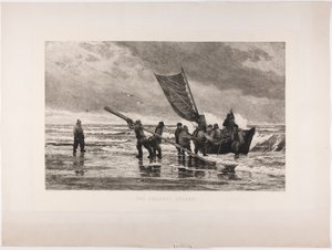 Sulla spiaggia di Skagen da Carl Locher