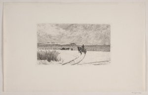 Giornata invernale a Hornbæk da Carl Locher