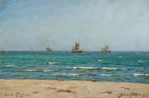 C.Locher, barche a vela a Skagen da Carl Ludvig Locher