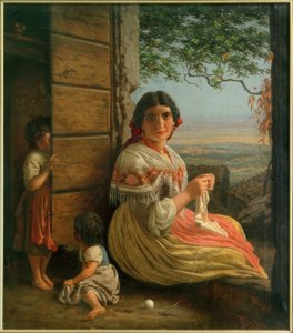 C.L.Jessen, Italiana che fa la maglia da Carl Ludwig Jessen