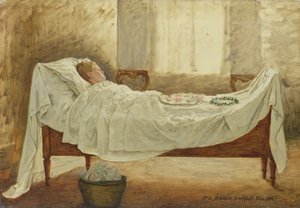 Letto di morte da Carl Ludwig Jessen