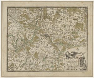 Regione vicino a Berlino e Potsdam (col.) - Oesfeld 1778 da Carl Ludwig von Oesfeld