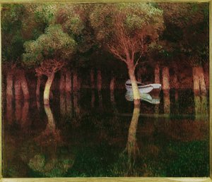 Daemmerung - Crepuscolo ... (pittura su tela) da Carl Moll