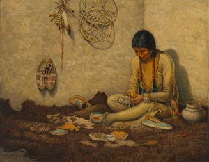 Un fabbricante di mocassini