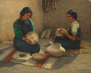 Pittori di ceramica Hopi
