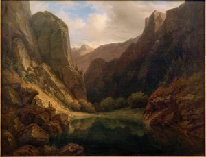 Lago di montagna da Carl Morgenstern