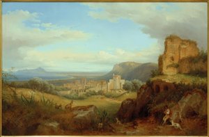 Vista su Terracina da Carl Morgenstern