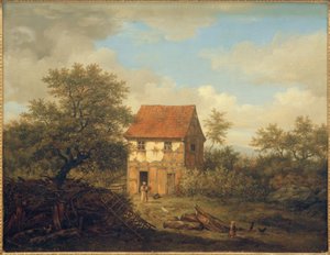 C. Morgenstern, Parte presso il castello di Born nei monti del Taunus da Carl Morgenstern