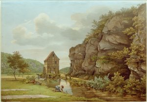Mulino da taglio vicino a Eppstein (valle di Lorsbach) da Carl Morgenstern