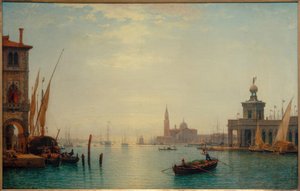 Venezia, Canal Grande, veduta di S.Giorgio da Carl Morgenstern