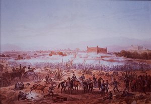 Guerra messicano-americana (1846-48), Battaglia di Molino del Rey, truppe statunitensi all