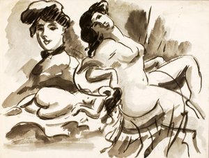 Composizione di tre donne da Carl Newman