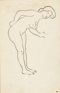 Nudo femminile appoggiato