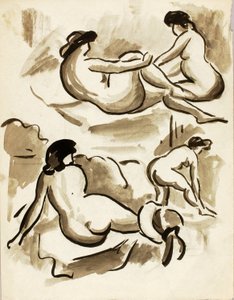 Quattro nudi femminili da Carl Newman