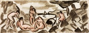 Gruppo di nudi femminili