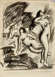 Gruppo di tre nudi femminili da Carl Newman