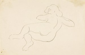 Nudo femminile reclinato da Carl Newman