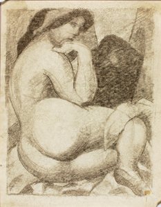 Nudo femminile reclinato da Carl Newman