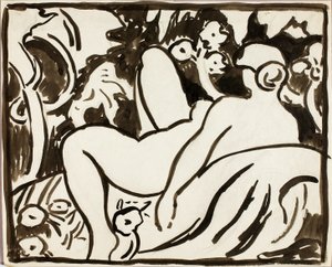 Nudo femminile reclinato