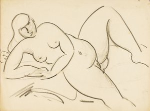 Nudo femminile reclinato