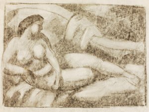 Nudo femminile reclinato da Carl Newman