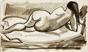 Nudo femminile reclinato da Carl Newman
