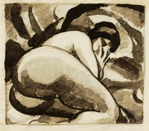 Nudo femminile reclinato