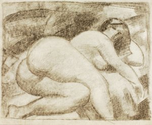 Nudo femminile reclinato