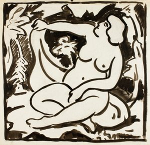 Nudo reclinato da Carl Newman