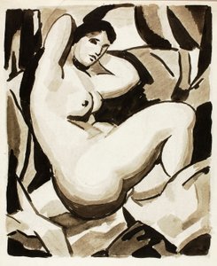Nudo femminile seduto