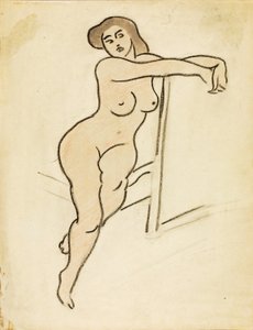 Nudo femminile seduto da Carl Newman