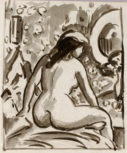 Nudo seduto