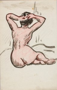 Nudo seduto