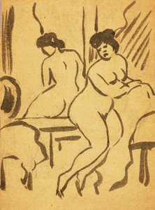 Nudo femminile seduto da Carl Newman